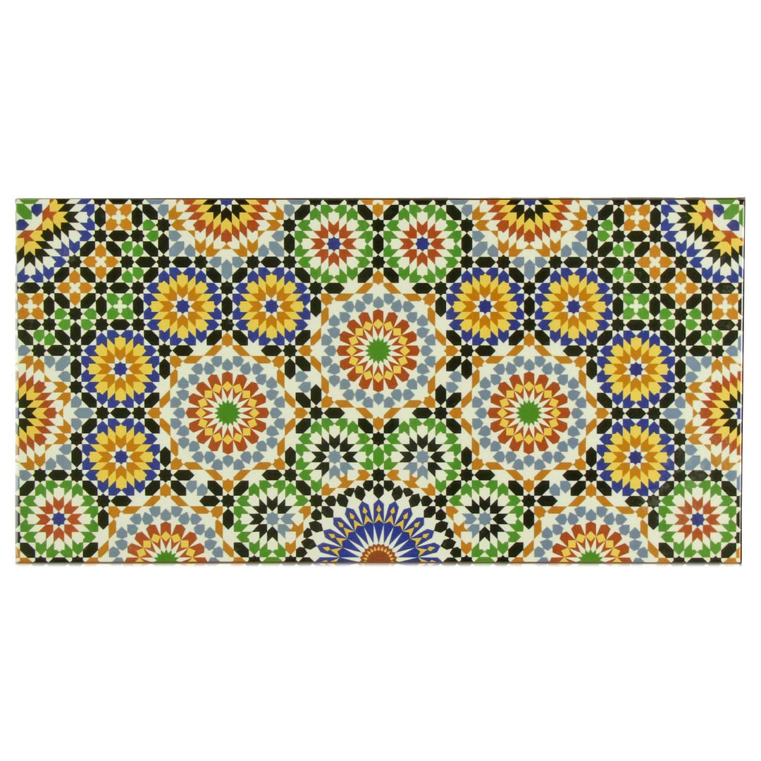 Oosterse wandtegels 50x25 cm – veelkleurig keramiek