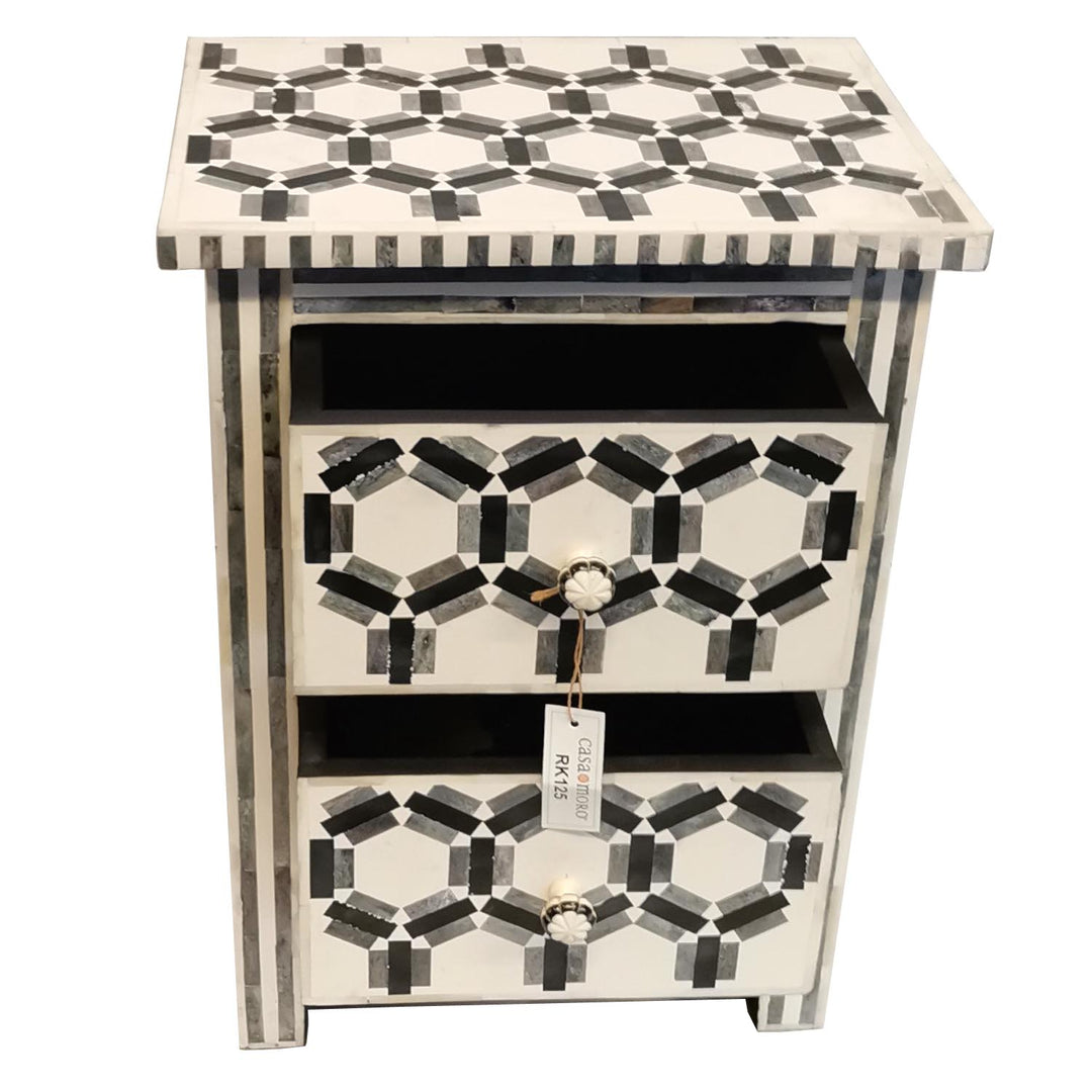 Oosterse ladekast Rama met botteninlegwerk