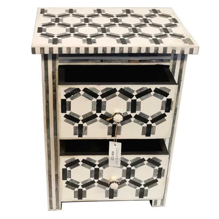 Oosterse ladekast Rama met botteninlegwerk