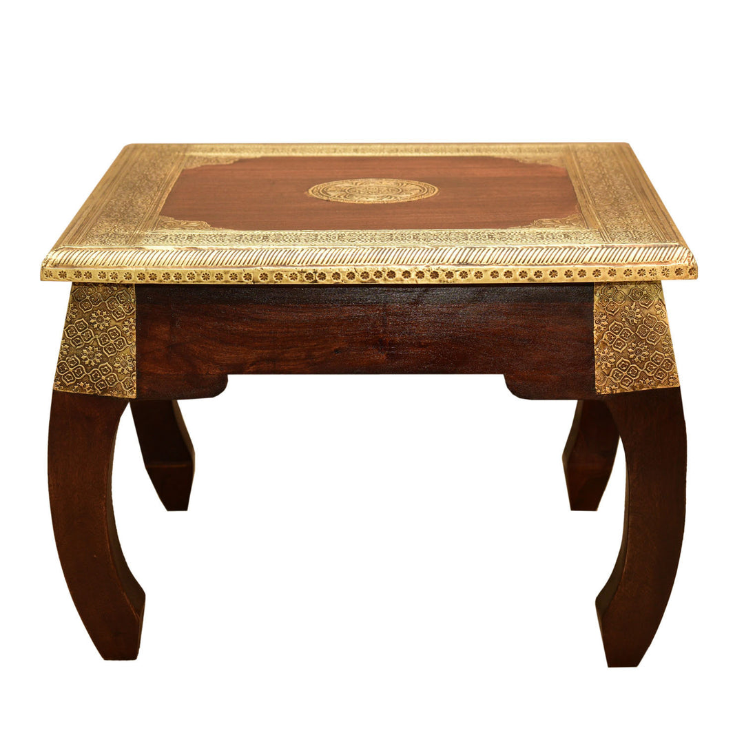 Table orientale OPIUM en laiton L