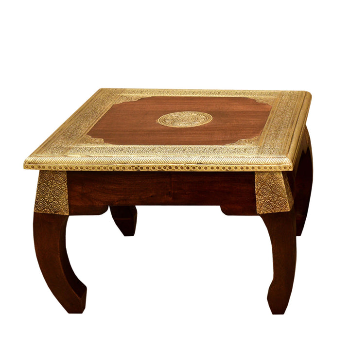 Table orientale OPIUM en laiton L