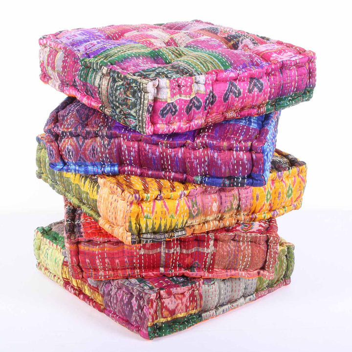 Patchwork zitkussen Kanthara