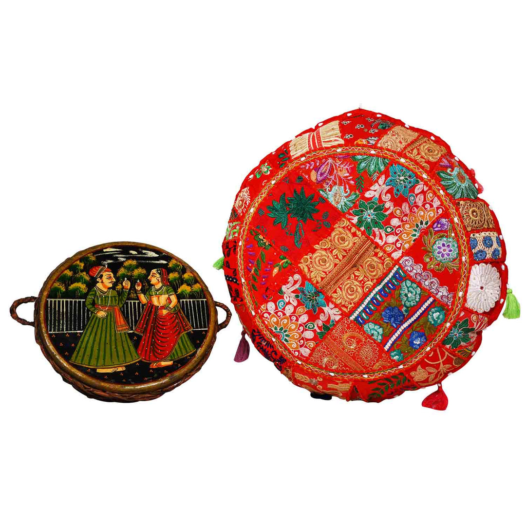 Coussin de yoga patchwork Lali