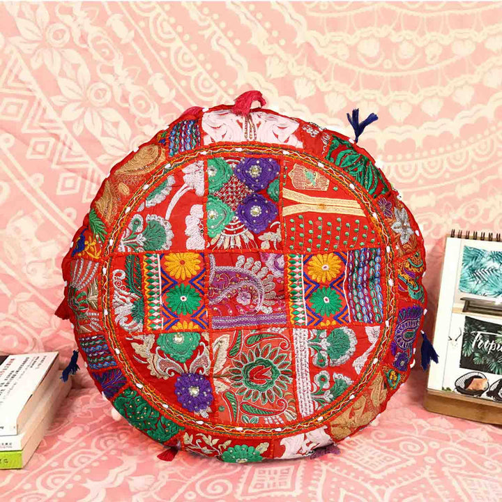 Patchwork yogakussen Lali groot