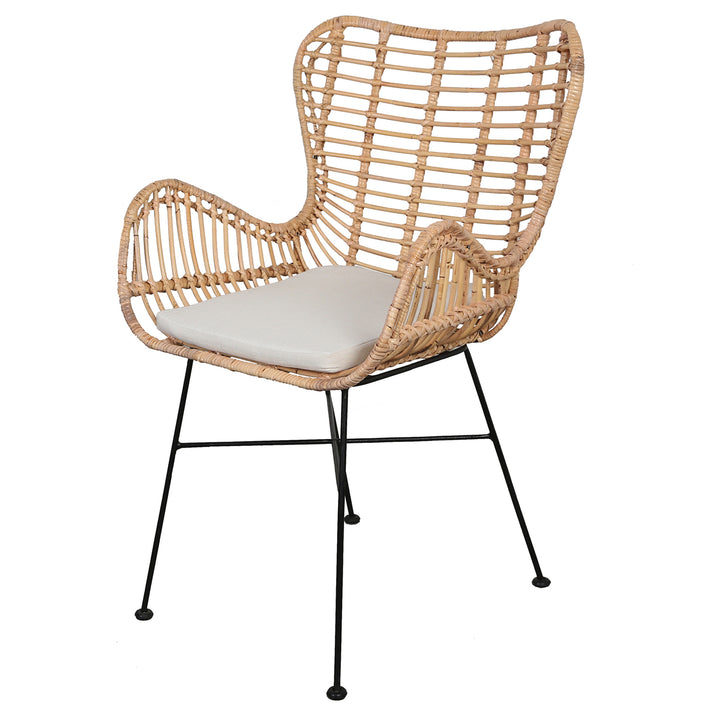 Rotan fauteuil Monia