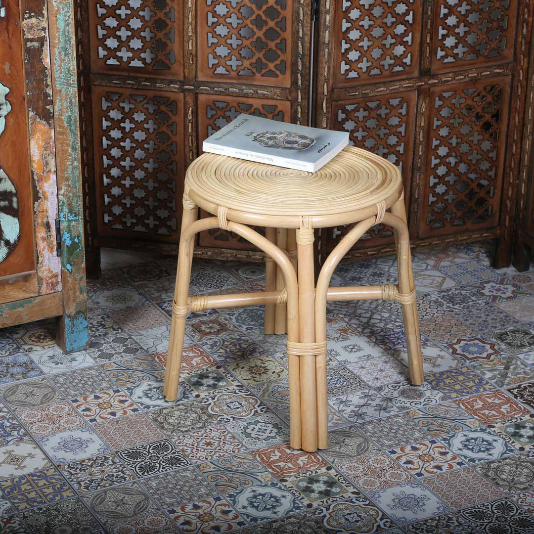 Table d'appoint en rotin Deria