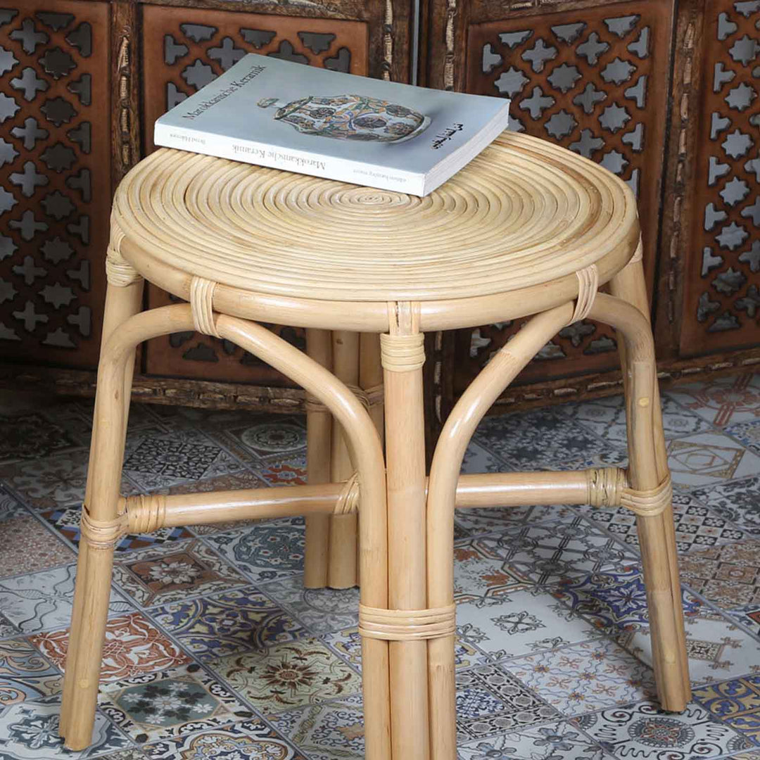 Table d'appoint en rotin Deria