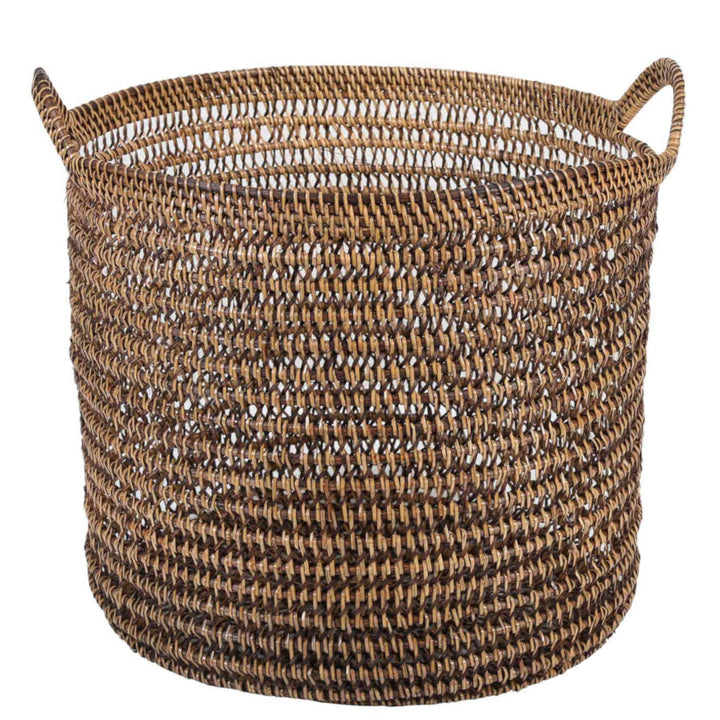 Rotan mand Eda bruin met handvat