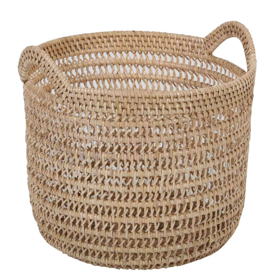 Panier en rotin Eda Nature avec poignée