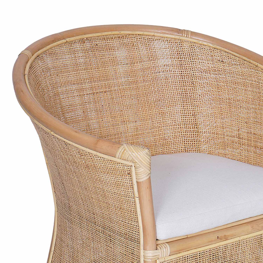 Rieten fauteuil Sumatra naturel