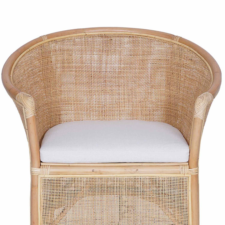 Rieten fauteuil Sumatra naturel