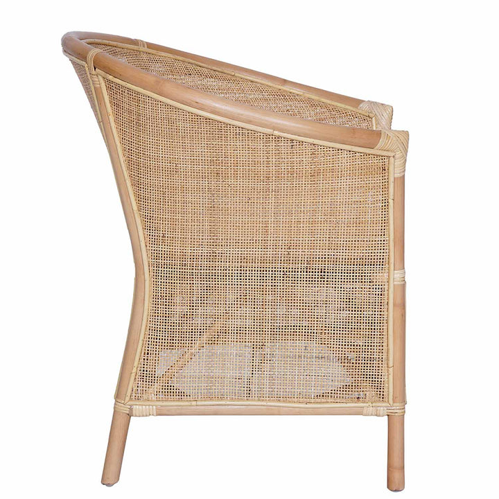 Rieten fauteuil Sumatra naturel