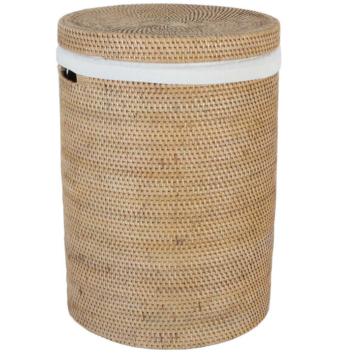 Panier à linge en rotin Cleo Nature