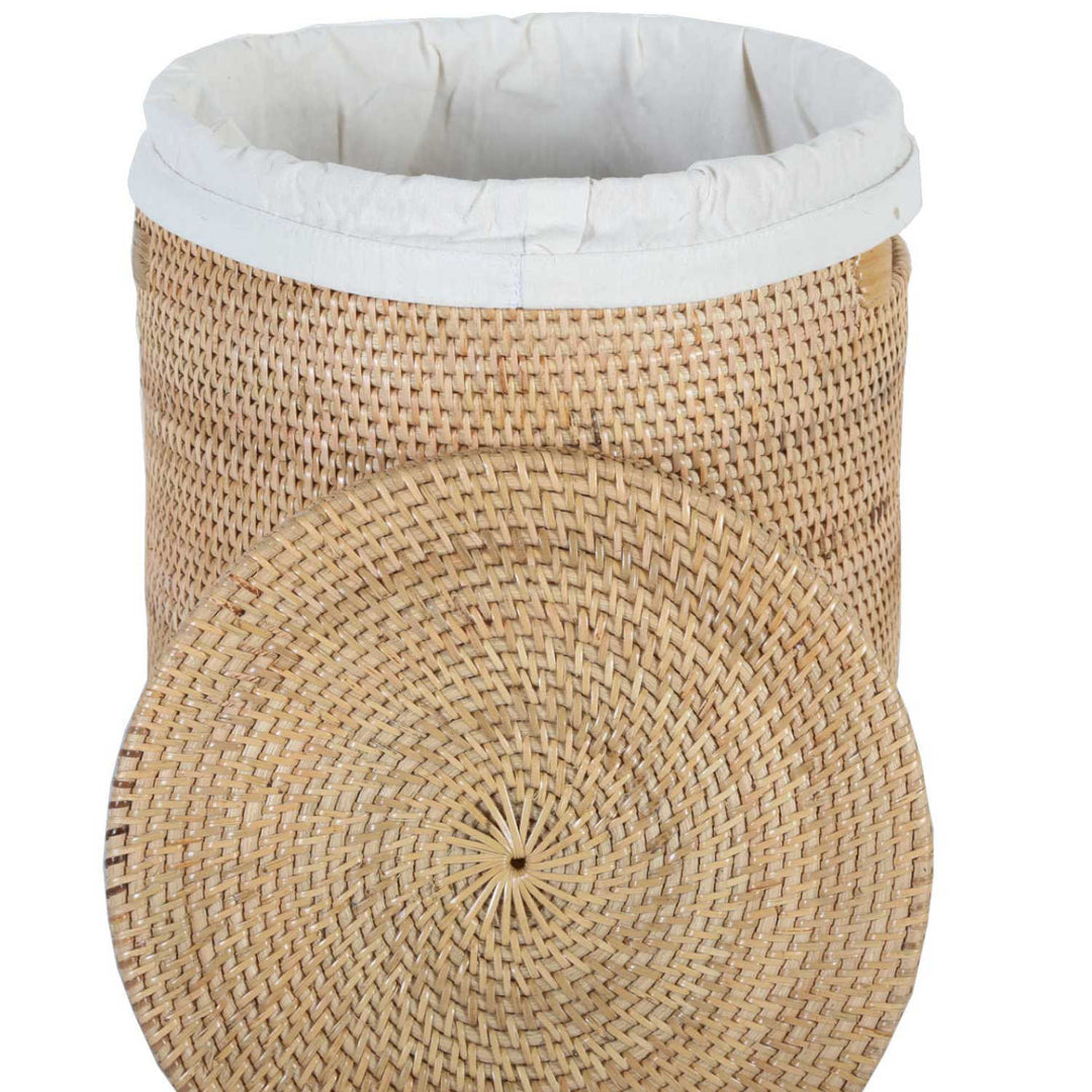 Panier à linge en rotin Cleo Nature