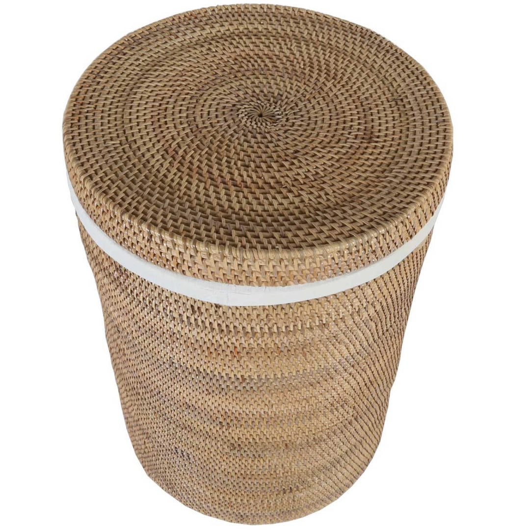 Panier à linge en rotin Cleo Nature