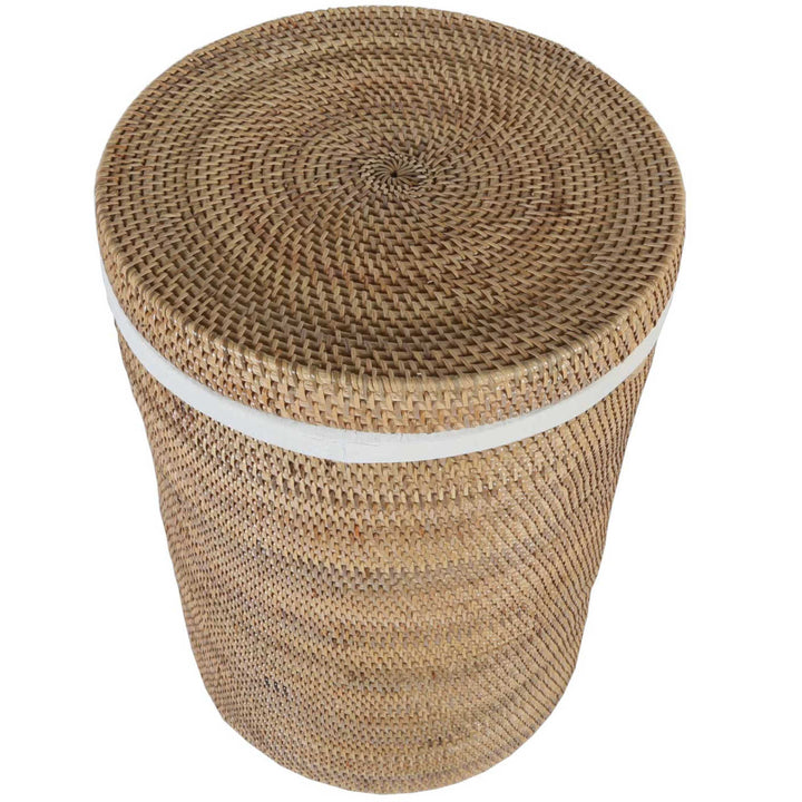 Panier à linge en rotin Cleo Nature