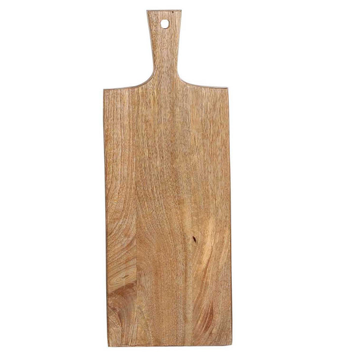 Planche de service en bois de 52 cm de long avec poignée