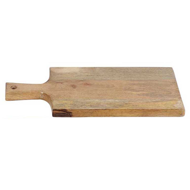 Planche de service en bois de 40 cm de long avec poignée