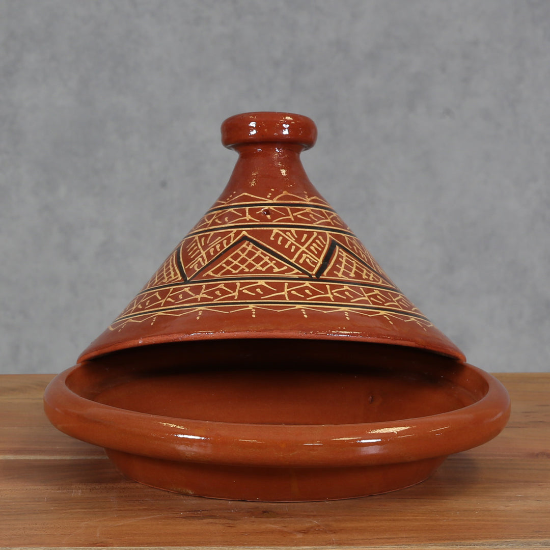 Geglazuurd Tajine “Agadir” – 34 cm