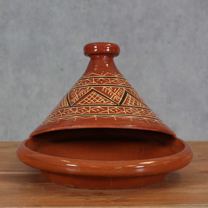 Geglazuurd Tajine “Agadir” – 34 cm