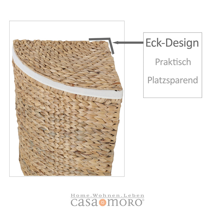 Panier à linge d'angle Viona M