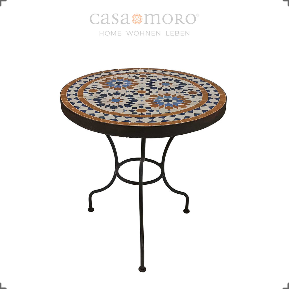 Petite table Ø 45 cm, hauteur 50 cm, 11 kg - compacte et mobile pour changer de place