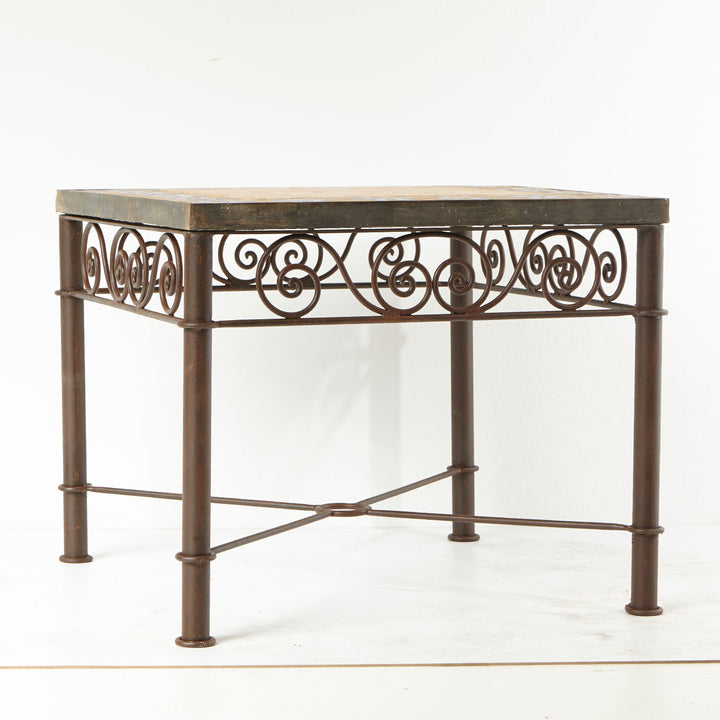 Table basse mosaïque 60x60 Bordeaux-Sonne