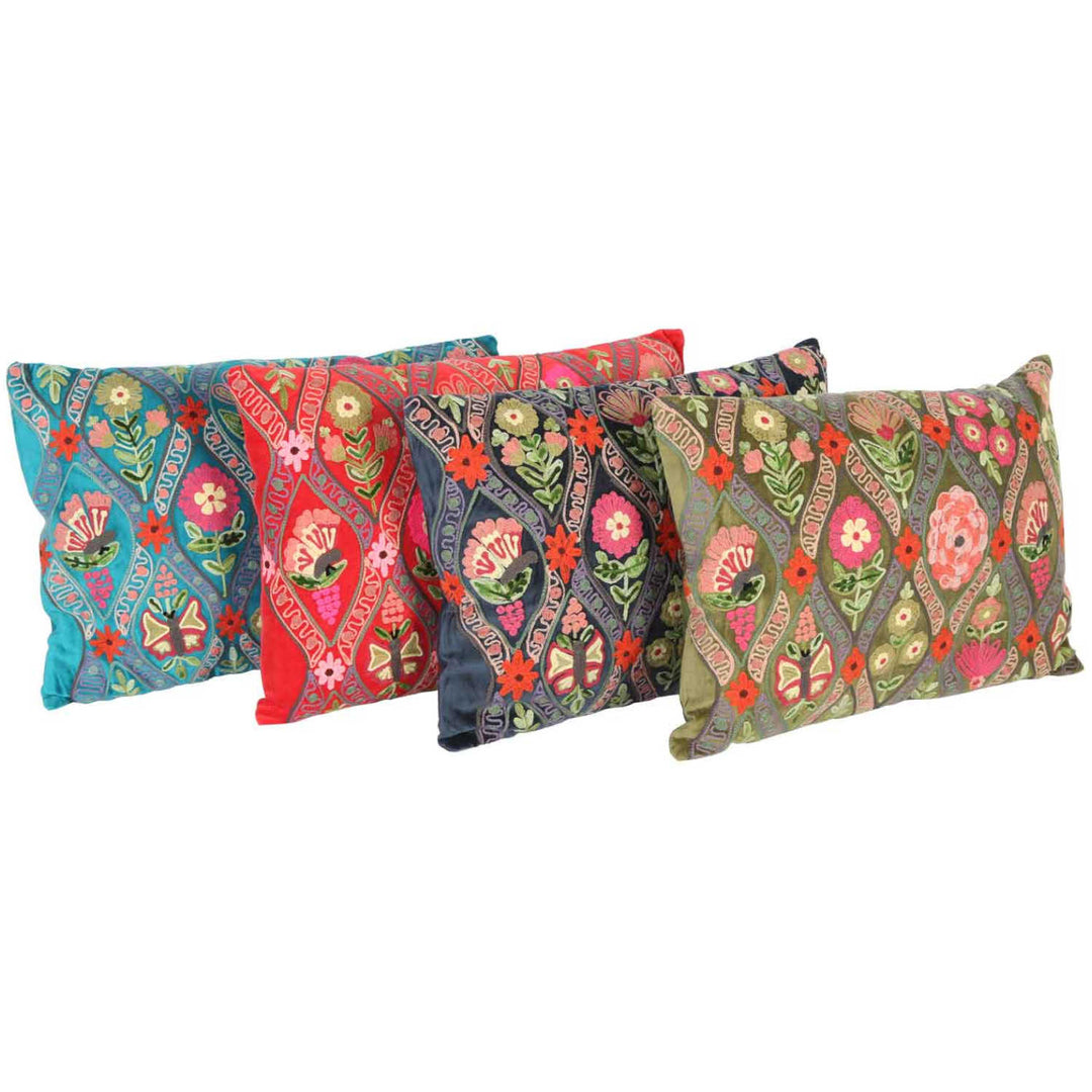 Decoratief kussen Jolina geborduurd