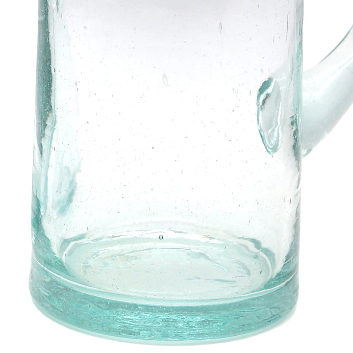 Glazen karaf met duidelijke lijnen - perfect voor op tafel of in de keuken