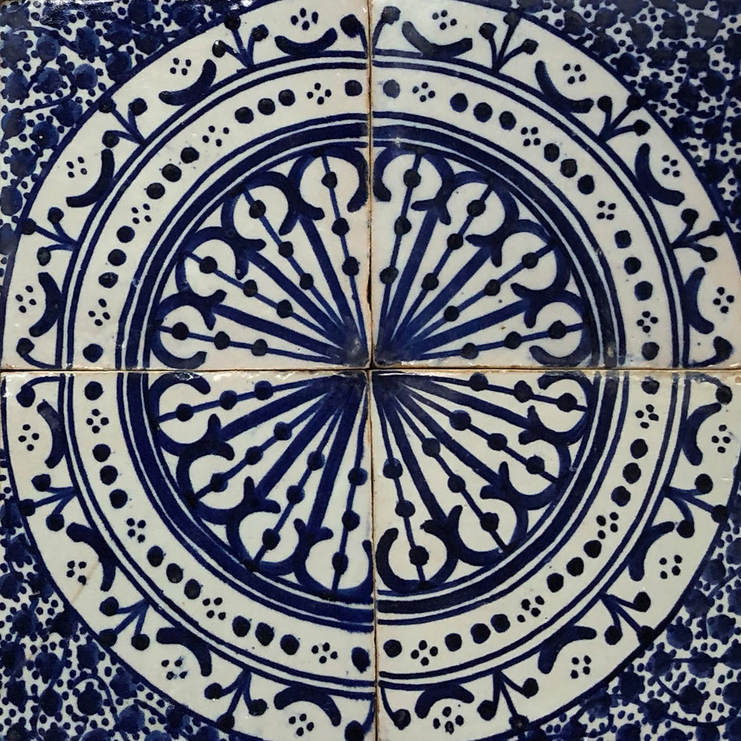 Handbeschilderde tegel – Andalusische stijl