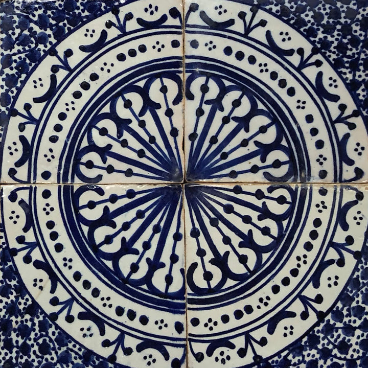 Handbeschilderde tegel – Andalusische stijl