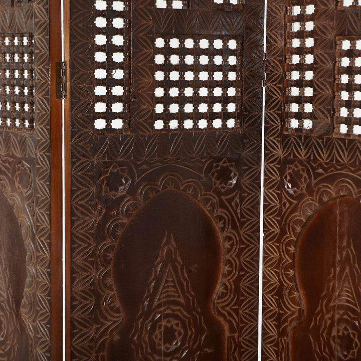 Houten kamerscherm menara