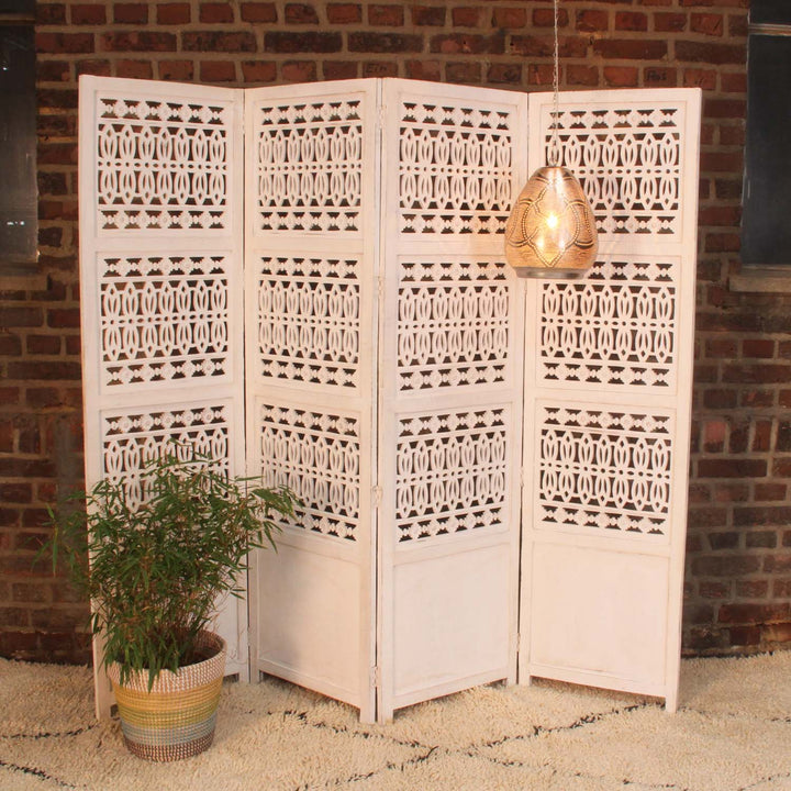 Indiase houten kamerscherm Eyad