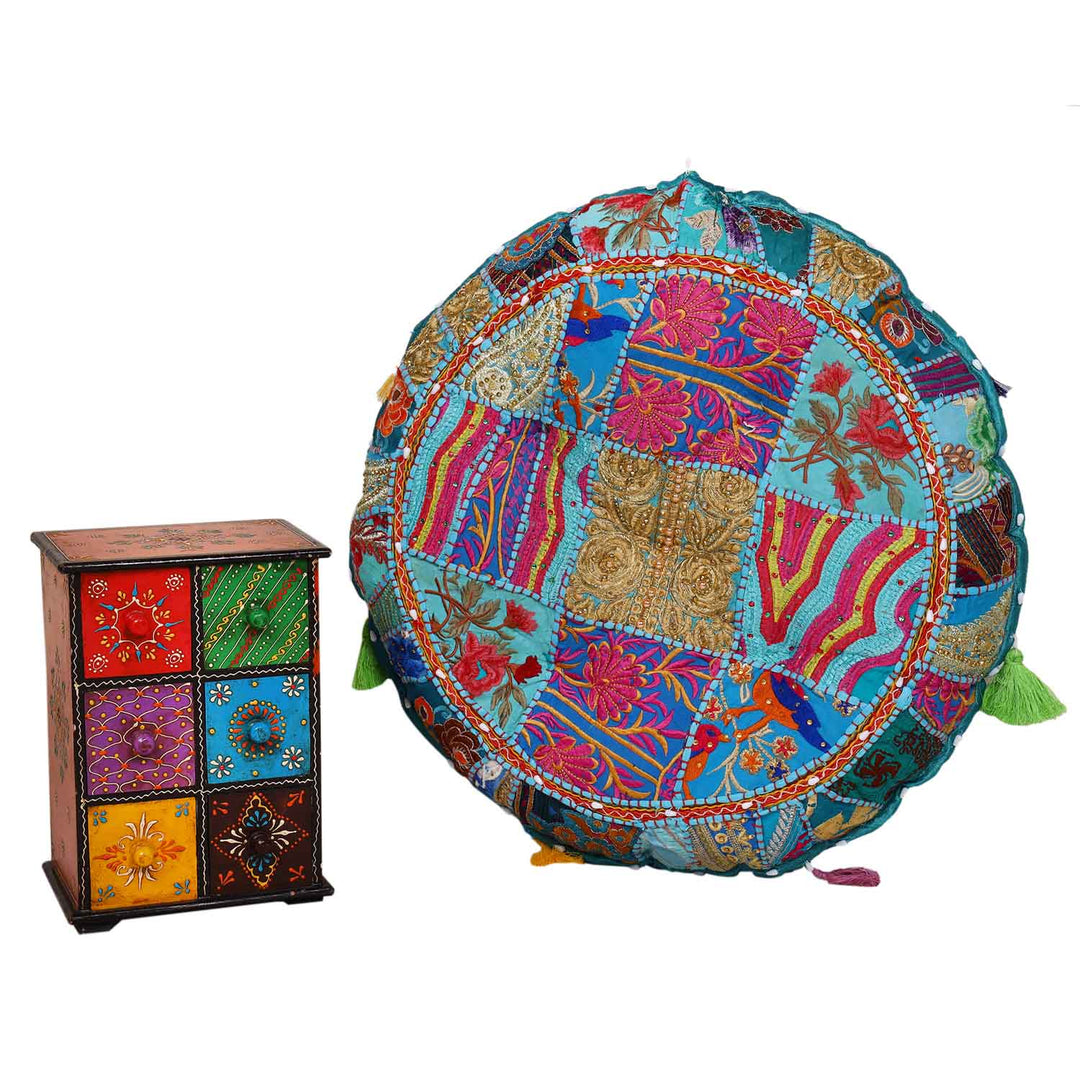 Patchwork yogakussen Lali Medium