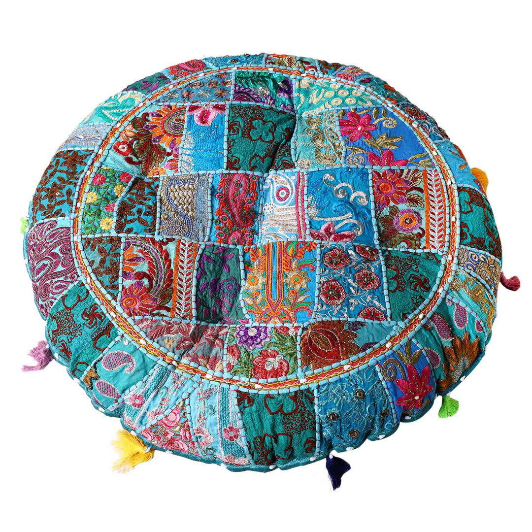 Patchwork yogakussen Lali groot