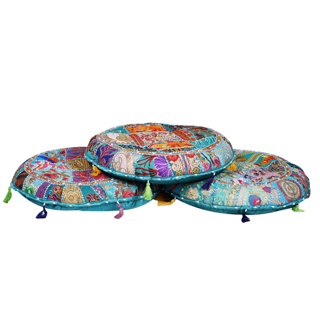Coussin de yoga patchwork Lali
