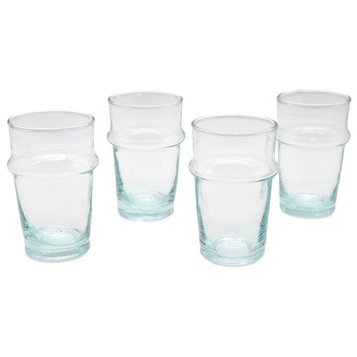 Koffieglazen ingesteld