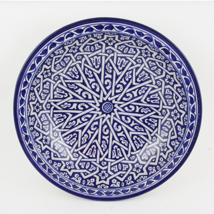 Bol en céramique peint à la main, Maroc F016