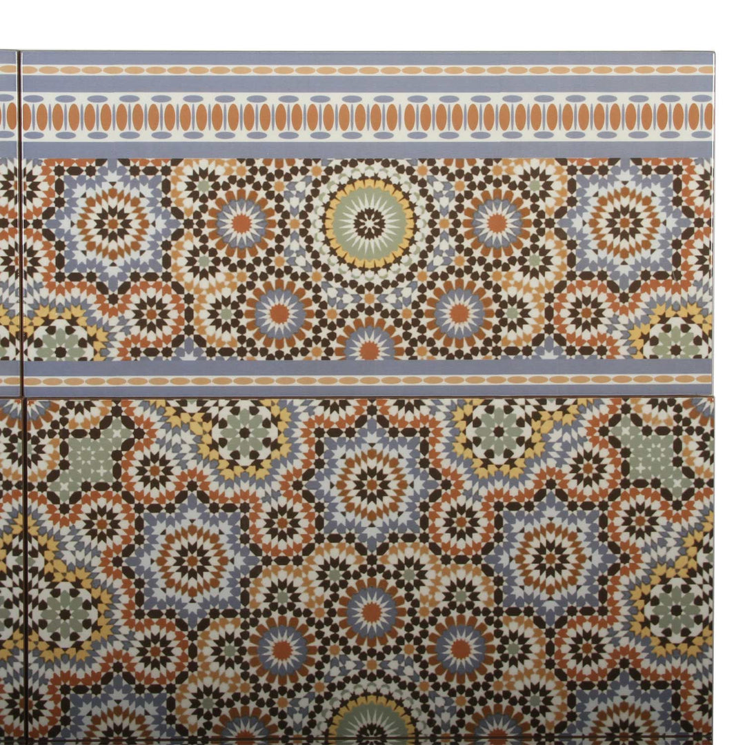 Carrelage mural marocain 50x25 – mosaïque rosace