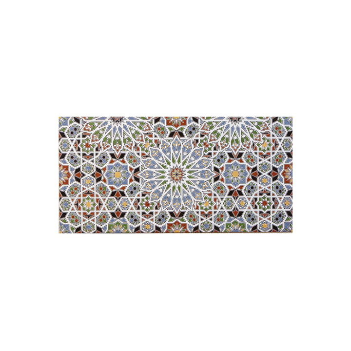 Carrelage mural marocain 50x25 cm – motif mosaïque
