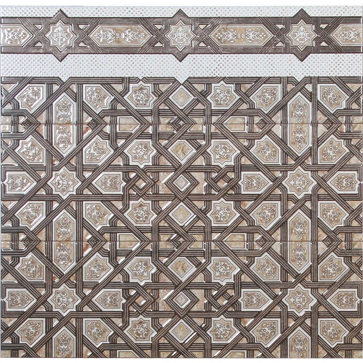 Orientalische Wandfliesen 60x20 cm – Marokkanisches Muster