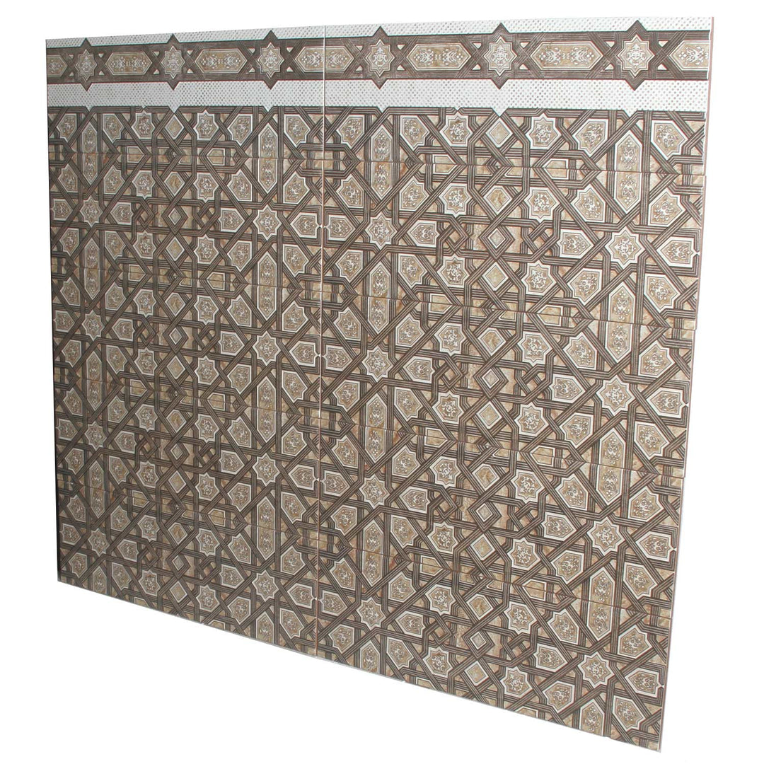 Orientalische Wandfliesen 60x20 cm – Marokkanisches Muster