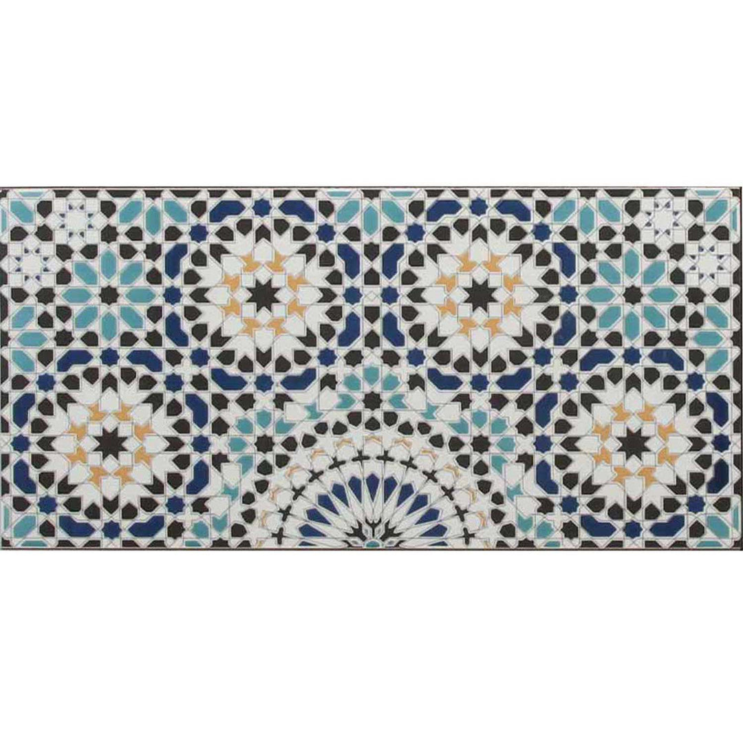 Carrelage mural marocain 50x25 cm – motif mosaïque