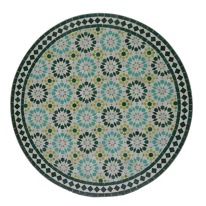Mozaïektafel D120 Ankabut turkoois