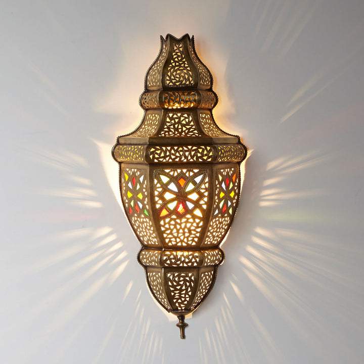 Messing wandlamp Ayah