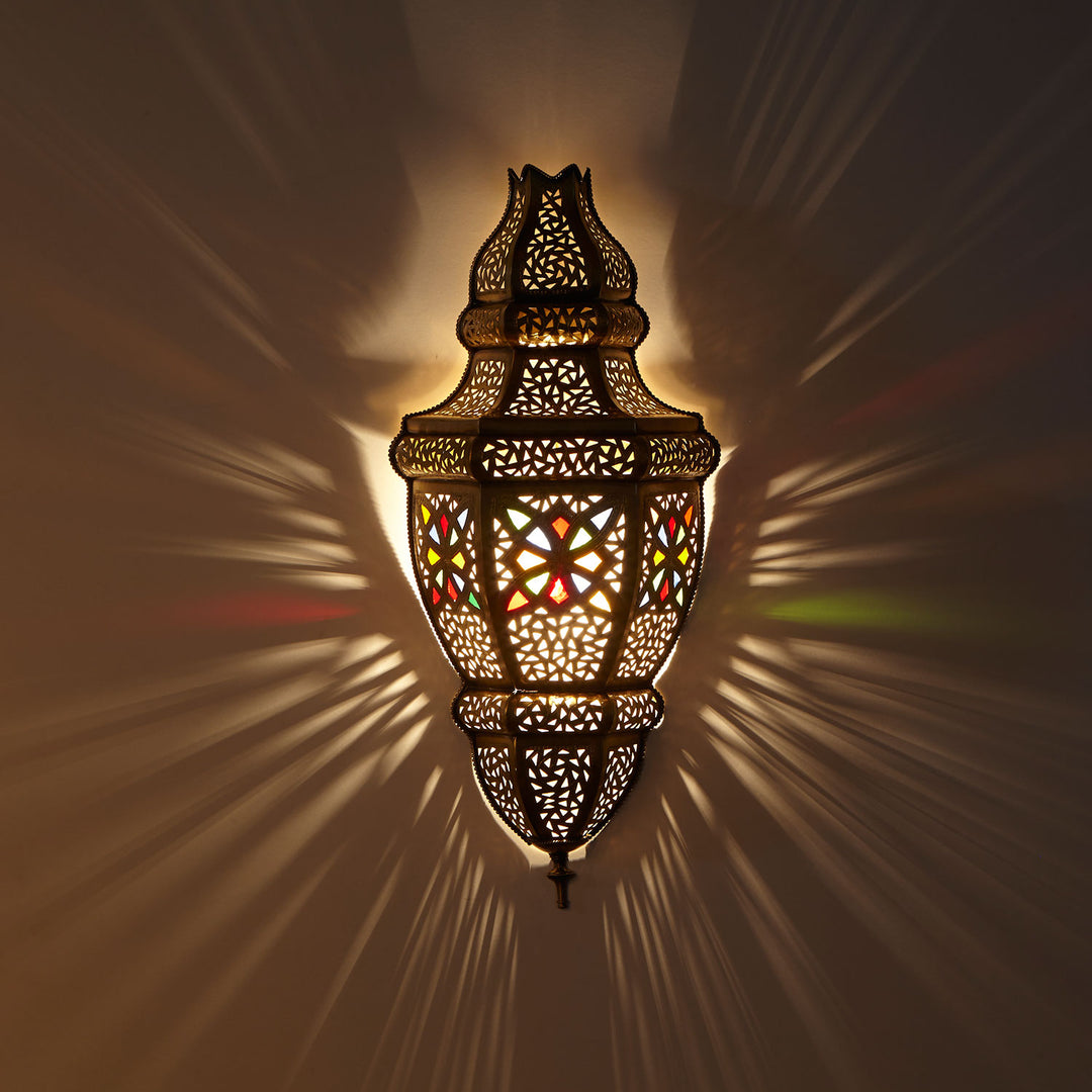 Messing wandlamp Ayah