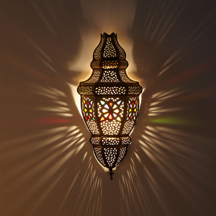 Messing wandlamp Ayah