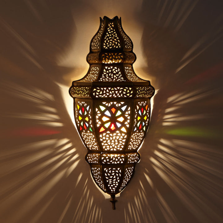 Messing wandlamp Ayah
