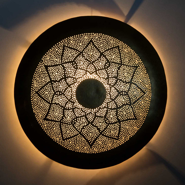 Messing wandlamp Aladdin