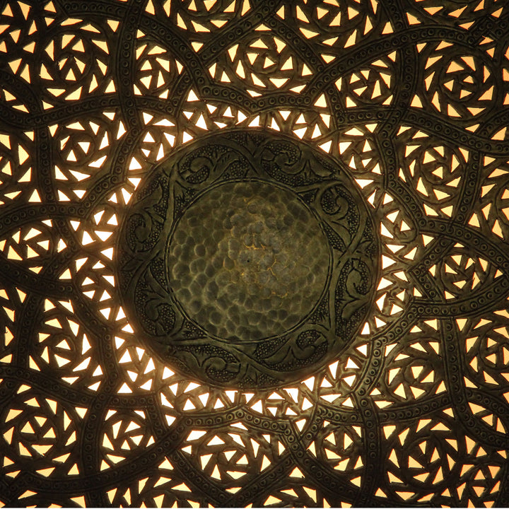 Messing wandlamp Hilal 76Ø
